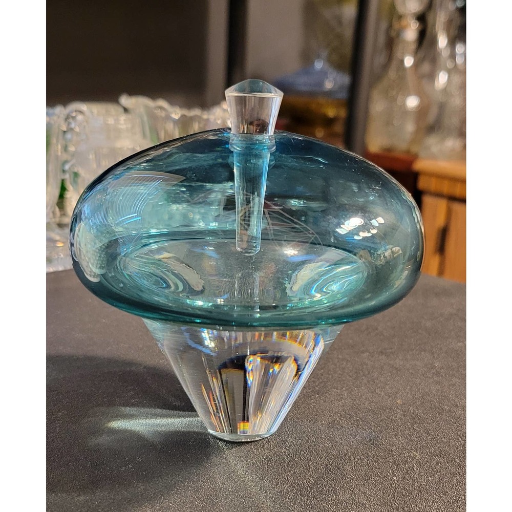 Signed Brand & Greenberg Perfume Bottle Art Deco Minimalist Style 1984